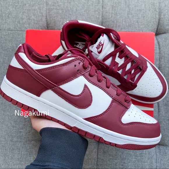 Nike Other - 🤍❤️ men’s Nike Dunk low retro red white shoes